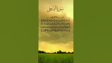 القرآن الكريم سورة الضحى #محمد_الفقيه #قران_كريم #اكسبلور
