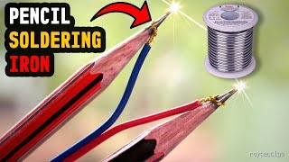 Making Of A Pencil Soldering Iron - Just Using Pencil - Super Easy