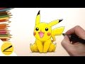 How to Draw Pikachu step by step (Pokemon Go) ✔
