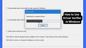 How to Use Driver Verifier to Solve Driver Issues in Windows!