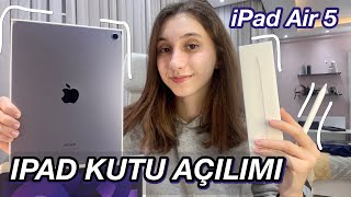 iPad Air 5 Kutu Açılımı | Yeni iPad Aldım | iPad Air 5 (Purple) Unboxing + Apple Pencil