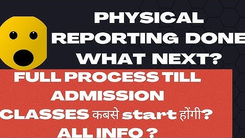 JAC DELHI PROCESS AFTER PHYSICAL REPORTING🔥 CLASS STARTING DATE🔥 SPOT ROUND ALL INFO TILL ADMISSION