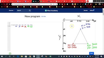 Create a Triangle in Khan Academy