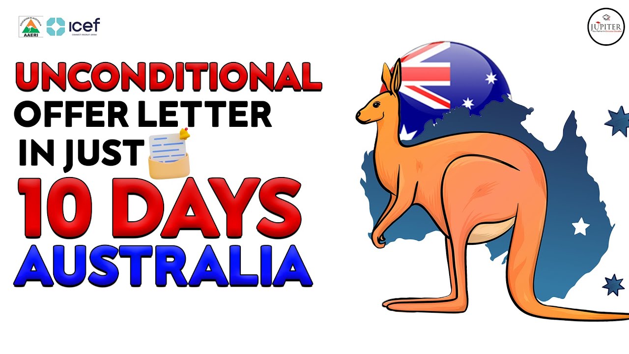 Unconditional Offer Letter in Just 10 days😱 |Australia - YouTube