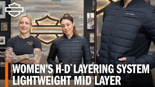 Harley-Davidson Women’s Flex Layering System Lightweight Mid Layer Overview