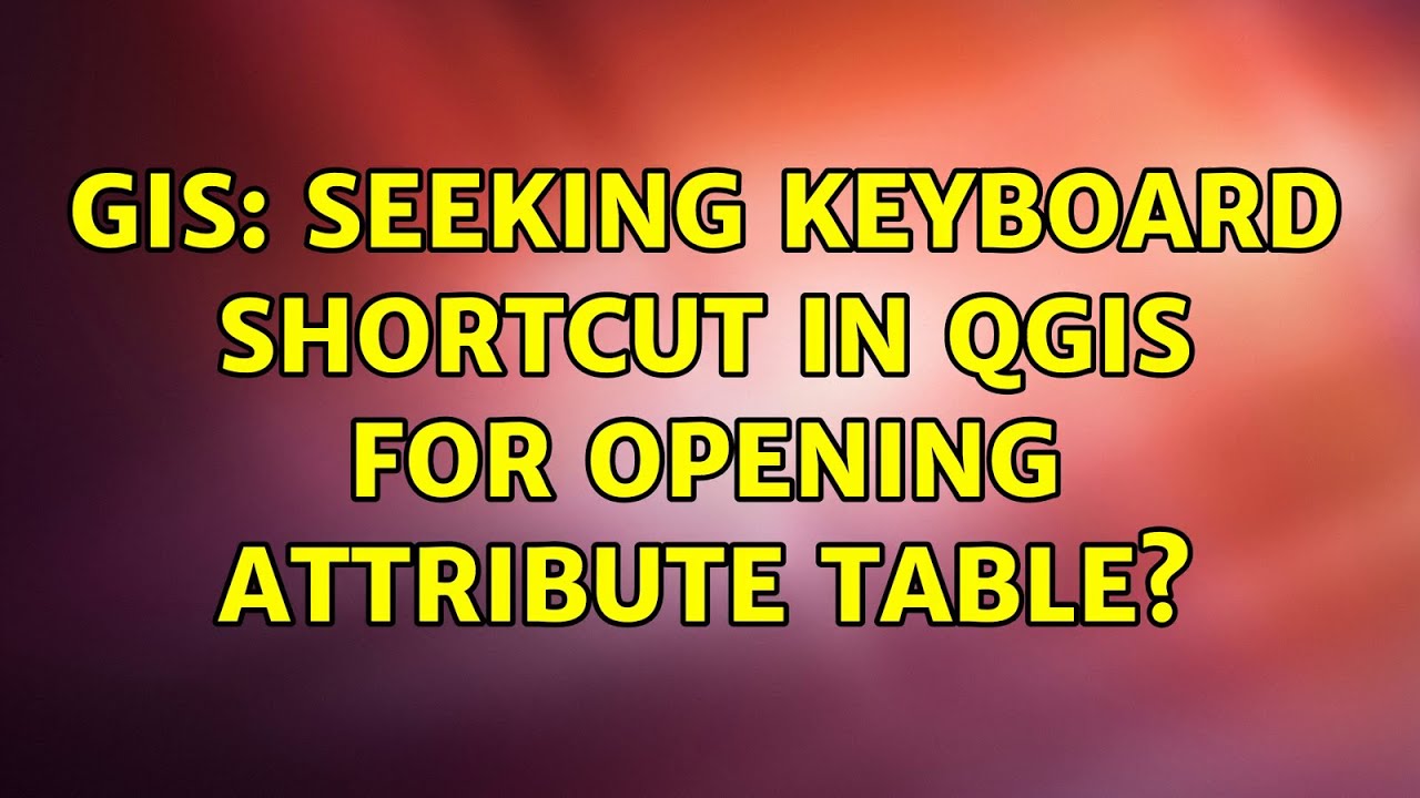 set keyboard shortcut qgis
