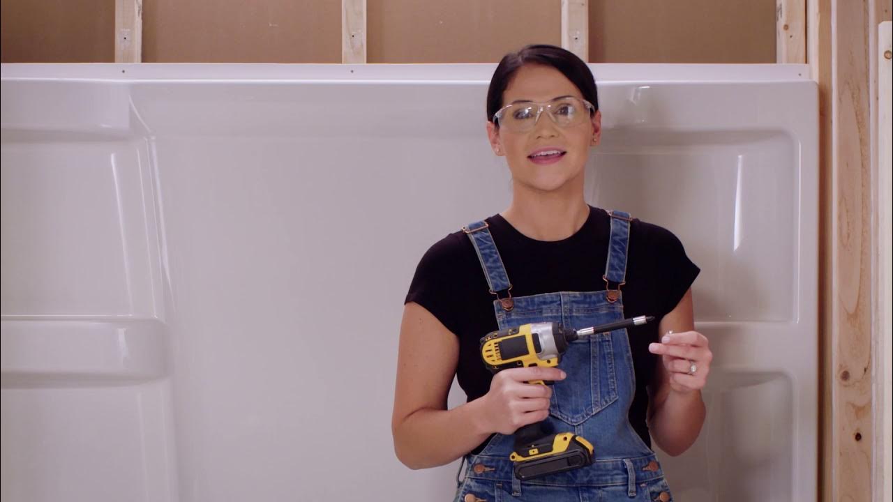 How to Install Delta® Hycroft™ Alcove Shower Walls YouTube