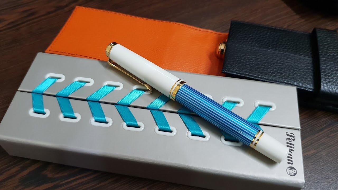 Pelikan M600 Turquoise Fountain Pen Review YouTube