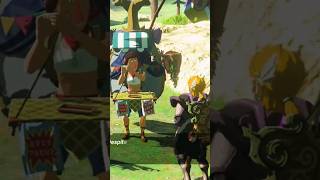 What Is Up With This Guys Nose? Haha #shorts #highlights #botw #zelda #commentary #beedle #funny #5