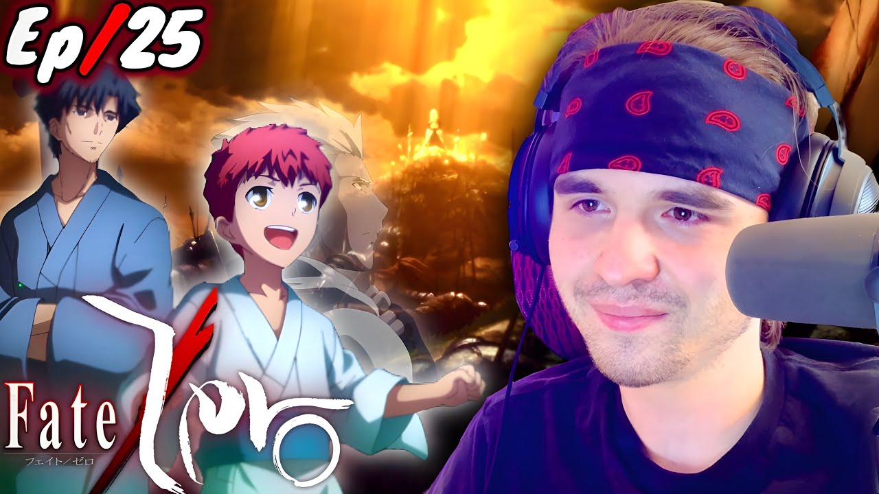 "Fate/Zero" | Fate/Zero Episode 25 Ending REACTION Rewatch (Dub)