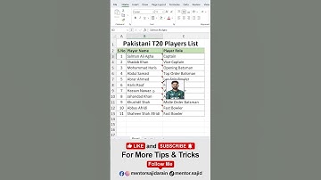 🖱️ Excel Trick: Show Picture on Mouse Hover! 🔥 | Dynamic Name List