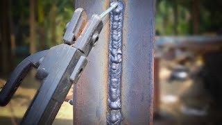 Learn how to weld in 3F position | used 6mm plate and E6013 stick