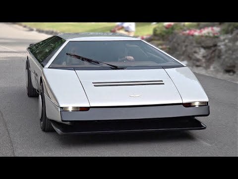 ONE-OFF Aston Martin Bulldog Start Up & Driving | AMAZING Concept Car of the 80s @ Villa d'Este 2022