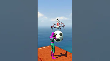 GTA 5 Spiderman Ragdolls Jumps Fails Ep 302 Gta5 Hulk Gta5 Shorts Jumpfailss 
