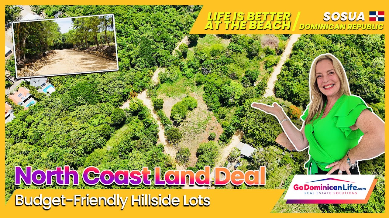 HILLSIDE LAND IN SOSUA – Rare Affordable Entry | Real Estate Solutions