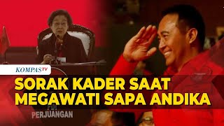 Sorak Kader PDIP saat Megawati Menyapa Andika Perkasa: Ternyata Banyak Fansnya