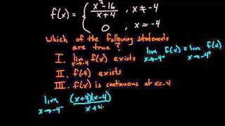 CLEP Calculus: Limits and Continuity