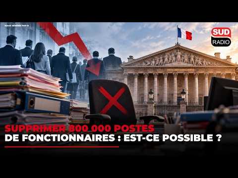 Sarah Knafo propose de supprimer 800 000 postes de fonctionnaires : possible?