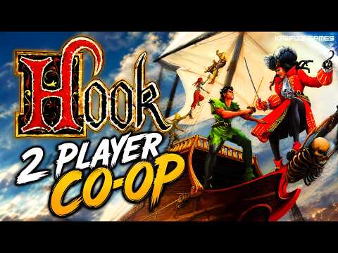 Hook | ARCADE | 2 PLAYER CO-OP Gameplay Walkthrough Longplay FULL GAME [4K60ᶠᵖˢ UHD🔴]