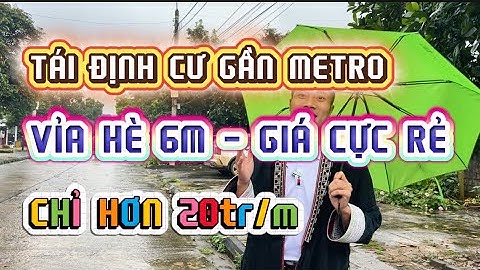 KHU TÁI ĐỊNH CƯ ĐỒNG DOI – 110M² RẺ NHẤT HÒA LẠC | VỈA HÈ 6M – GẦN METRO SỐ 5 – GIÁ CHỈ HƠN 20TR/M²!