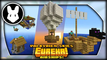 Eureka! Airships! (Valkyrien Skies) - Bit-By-Bit Minecraft mod 1.16 - Interactable Airships!