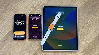 Apple Watch SE + IPad Pro + iPhone 17 pro Max Alarm Clock IPhone 13pro