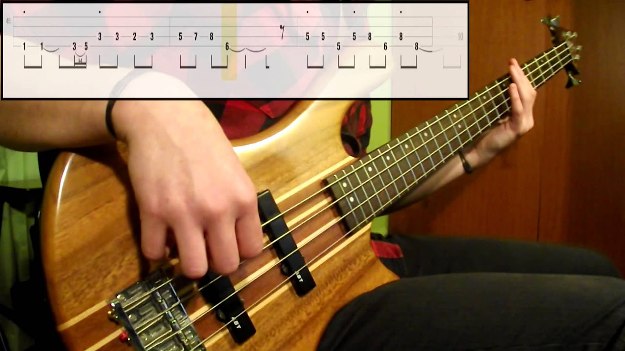 Red Hot Chili Peppers   Soul To Squeeze Bass Cover Play Along Tabs In Video