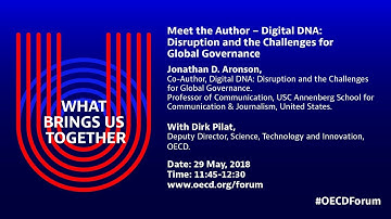 Meet the Author – Digital DNA: Disruption and the Challenges for Global Governance
