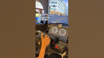This electrical and computer engineering Ph.D. student uses a driving simulator for his research.