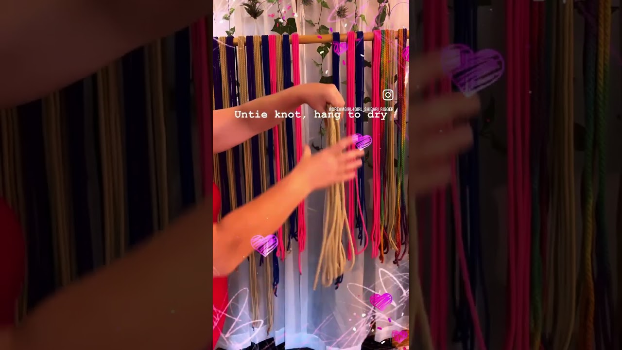 Take care of your rope and your rope will take care of you ♥️￼