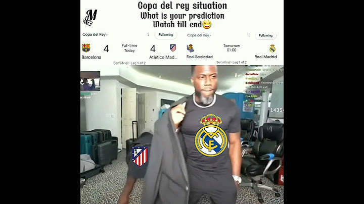 Barcelona VS Atletico madrid| Real madrid VS Real sociedad| Copa del rey #football #fyp