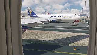 Msfs B747 Lufthansa Takeoff From Frankfurt Eddf
