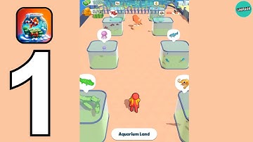 Aquarium Land - Fishbowl World-Gameplay Walkthrough Part 1(iOS, Android)