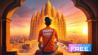 How to make TRENDING Ram mandir tshirt Name in Bing Image Creator screenshot 3