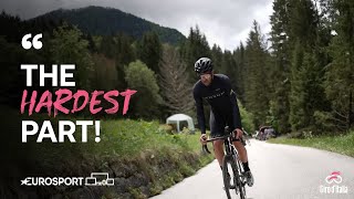 RAIN, HAILSTONES & FATIGUE! 😓 | Alberto Contador Brocon Recon | Eurosport Cycling