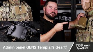 Admin panel smartphon a GPS GEN2 Templar’s Gear®