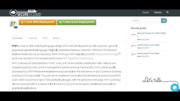 Secured PHP with IIS on Windows on 2012 R2 Deploy on Azure , AWS and Google Cloud Platform.