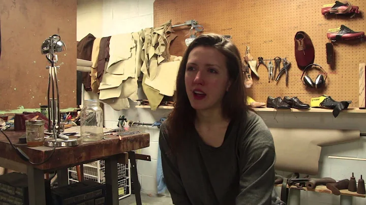 Shoe maker Aimee Burnett