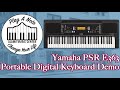 Yamaha psr 363  portable digital keyboardarranger demo
