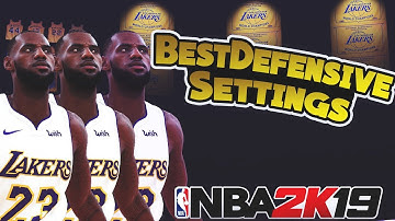NBA 2K19 HOW TO PLAY DEFENSE,  BEST DEFENSIVE SETTINGS 2019 **ACTAULLY WORKS**