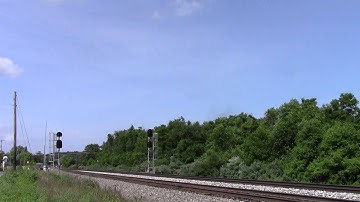NS 957 with N&W #611 in Hi Def at Front Royal,VA on 6/7/15