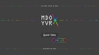MDOYVR24 - Derek Wilkinson - Making the most of MDM APIs