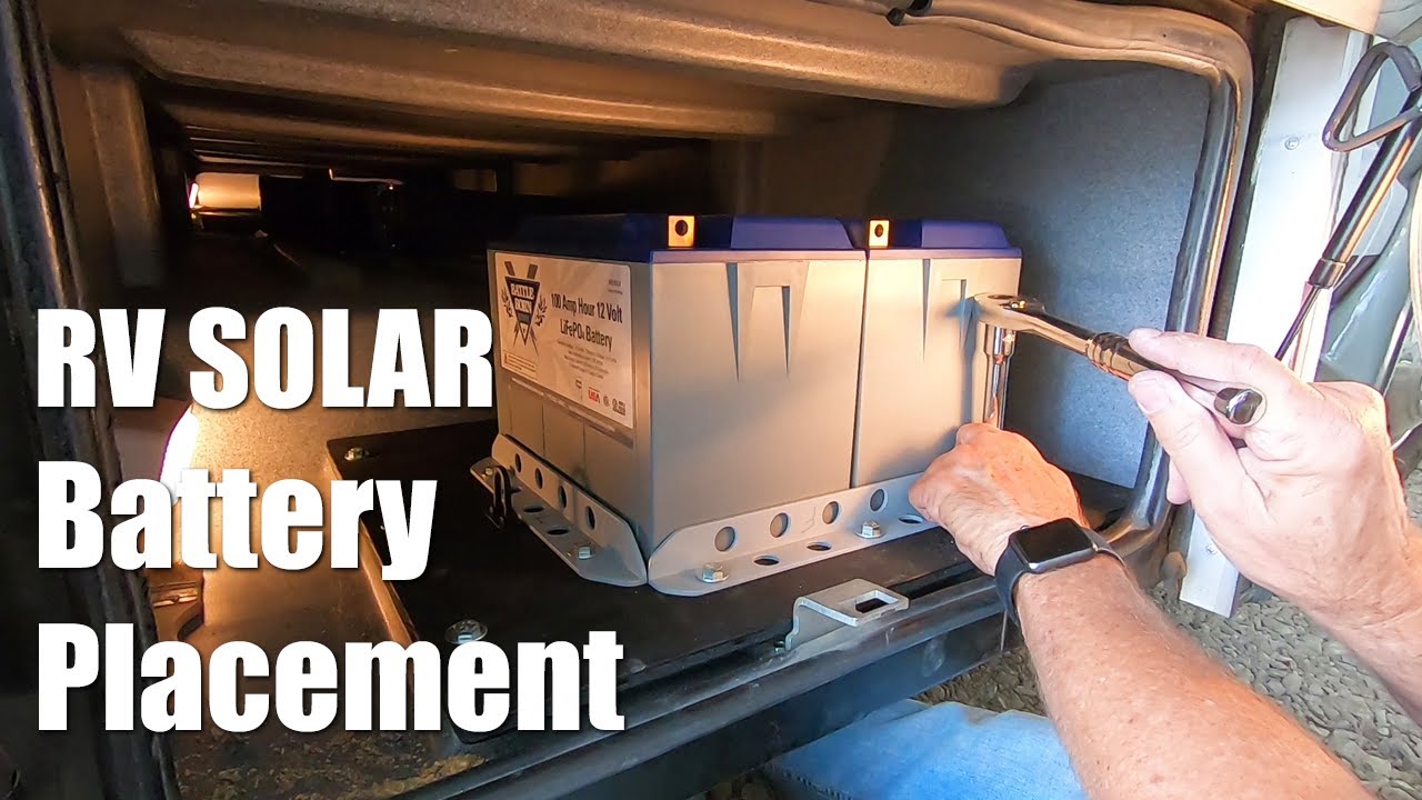Our RV Solar Battle Born Lithium Battery Placement YouTube