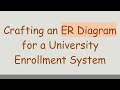 Crafting an ER Diagram for a University Enrollment System