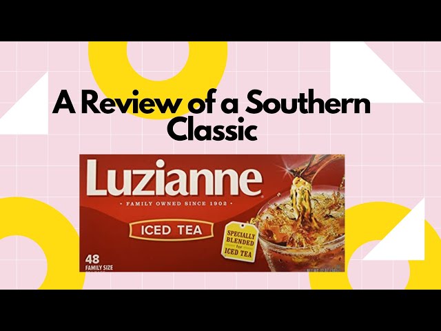 Luzianne Iced Tea  No plastic here Luzianne Tea bags are made of  allnatural fibers brewing a delicious cup of tea that is safe for the  environment To compost simply snip off