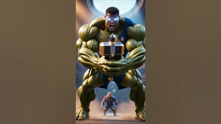 Ronaldo with Hulk #ronaldo #hulk #messi #mbappe #goat #neymarpsg #footballshorts #shorts