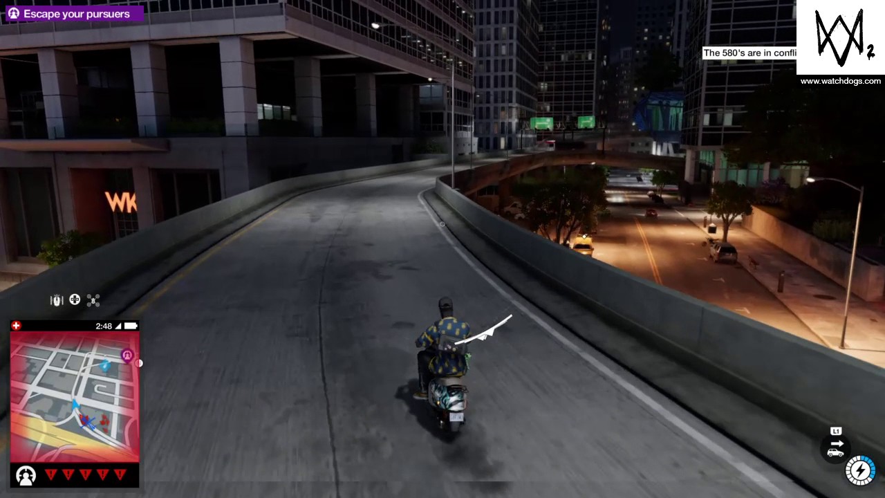 5 STAR SCOOTER ESCAPE!!! Watch Dogs 2 Gameplay