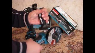 Обзор аккумуляторных болгарок Makita XAG01 &amp; XAG03