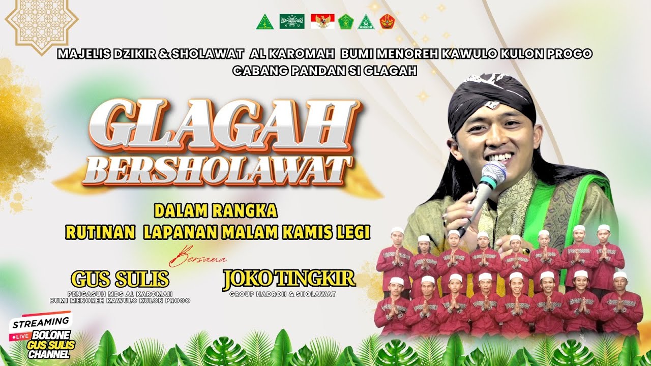LIVE | GLAGAH BERSHOLAWAT | GUS SULIS ft JOKO TINGKIR