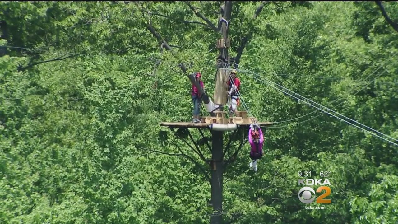 Get A Thrill On Seven Springs Zip Lines YouTube